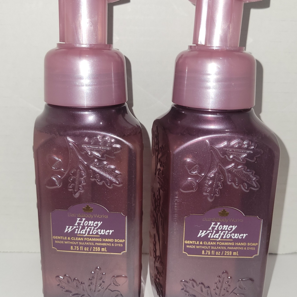 Bath & Body Works Honey Wildflower Foaming Hand Soap (Set Of 2)